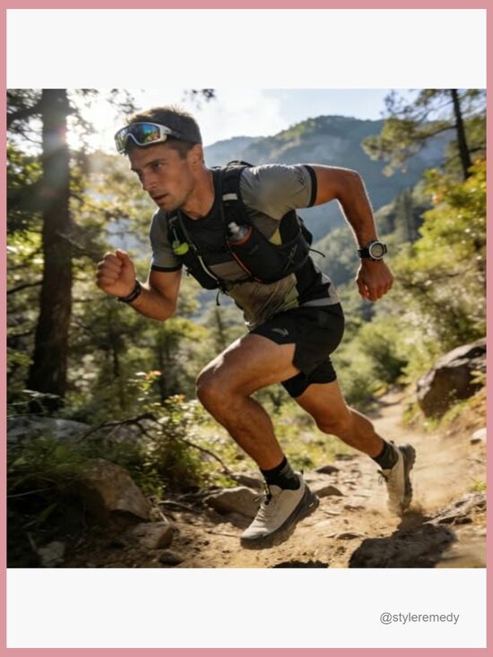 Lightweight Trail Running Shoes with Breathable Mesh and EVA Midsole main image 7